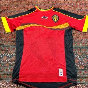 Belgium Football Jersey Burrda EUR Age 13-14 XLB
